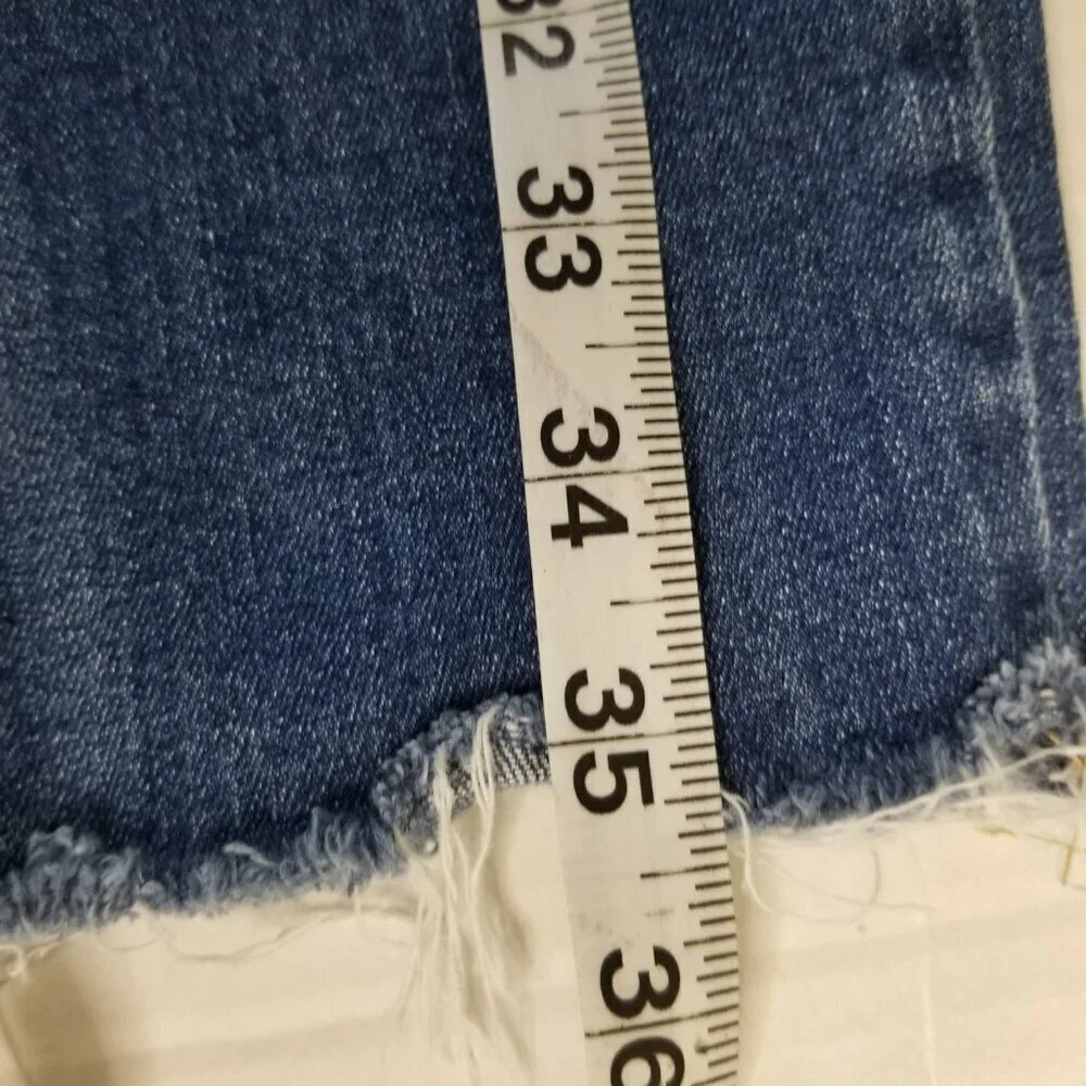 Paige Jeans Womens Size 27 Verdugo Ankle Cropped Distressed Raw Hem Skinny - Picture 12 of 16